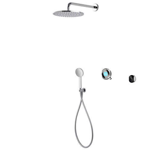 Aqualisa Q Smart Shower Pack 06C With Remote & Chrome Accent (Gravity).