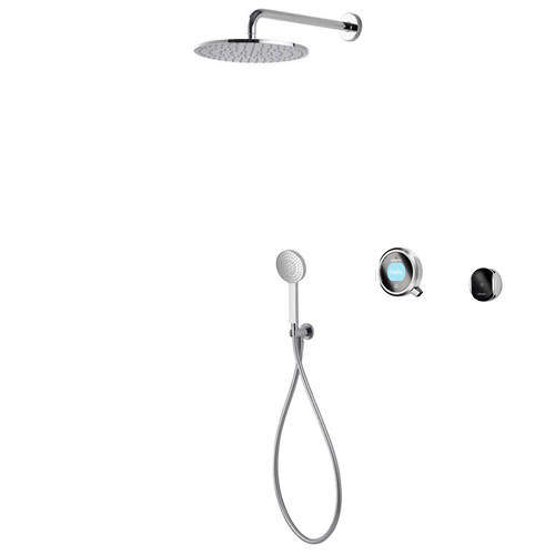 Aqualisa Q Smart Shower Pack 06S With Remote & Silver Accent (Gravity).