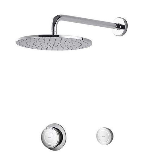 Aqualisa Rise Digital Shower With Remote & 300mm Fixed Head (HP).