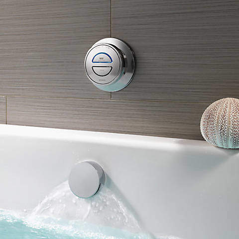 Aqualisa Rise Digital Bath Filler Tap With Overflow Bath Filler (HP).