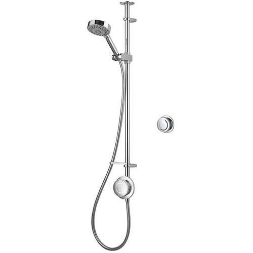 Aqualisa Rise Ceiling Fed Digital Shower With Remote &  Adjustable Head (HP).