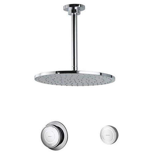 Aqualisa Rise Digital Shower With Remote & 300mm Fixed Head (GP).