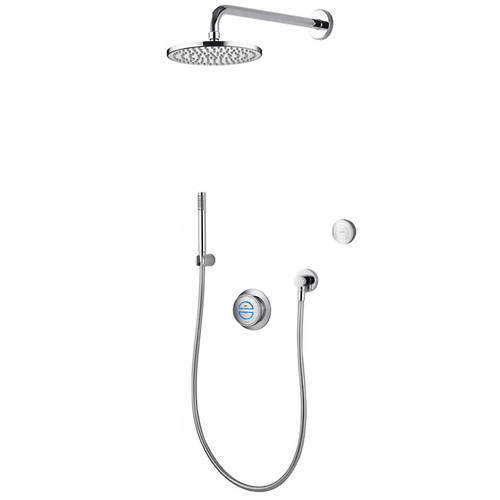 Aqualisa Rise Digital Shower With Remote, Hand Shower & Fixed Head (HP).