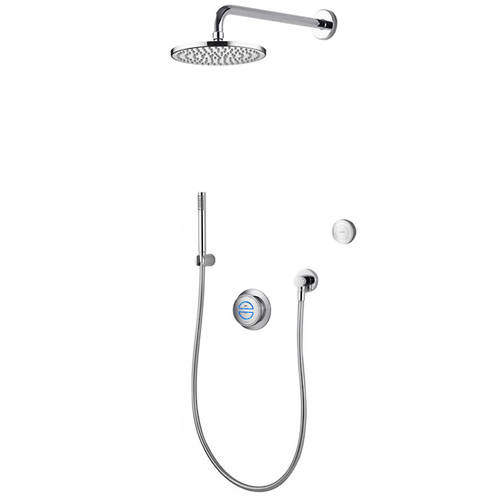 Aqualisa Rise Digital Shower With Remote, Hand Shower & Fixed Head (GP).