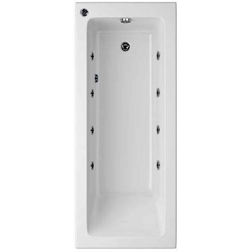 Artesan Baths Canaletto Single Ended Bath With 8 Jets (1800x800mm).