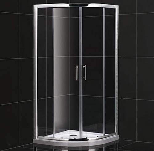 Crown Quadrant Shower Enclosure With Slimline Tray 800x1750mm.