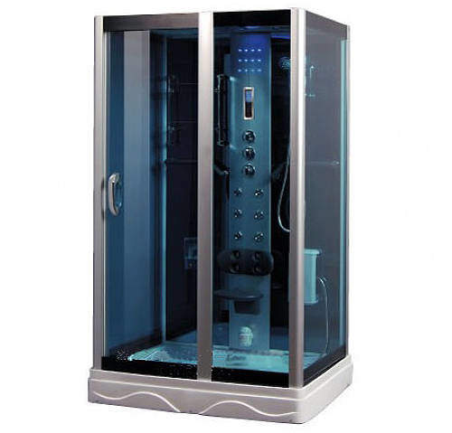 Crown Rectangular Steam Shower Cubical. 1200x900mm.