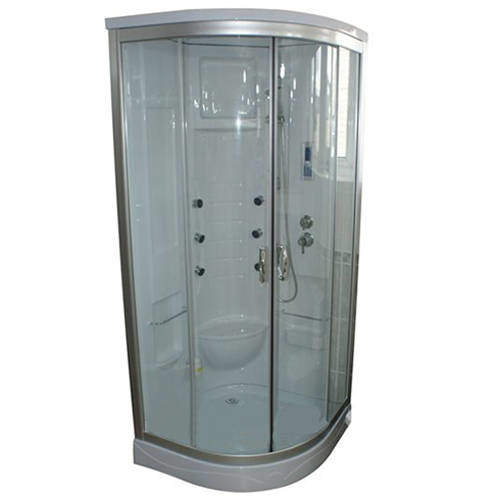 Crown Quadrant Shower Cubical With Sream. 900x900mm.
