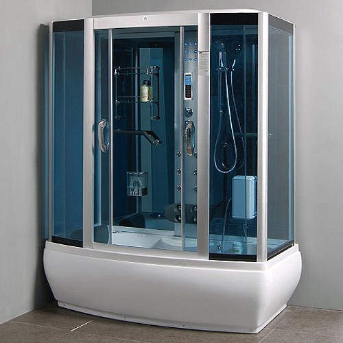 Crown Steam Shower & Whirlpool Bath. 1700x900mm.