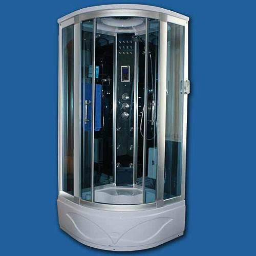 Crown Quadrant Steam Shower Cubical. 900x900mm.