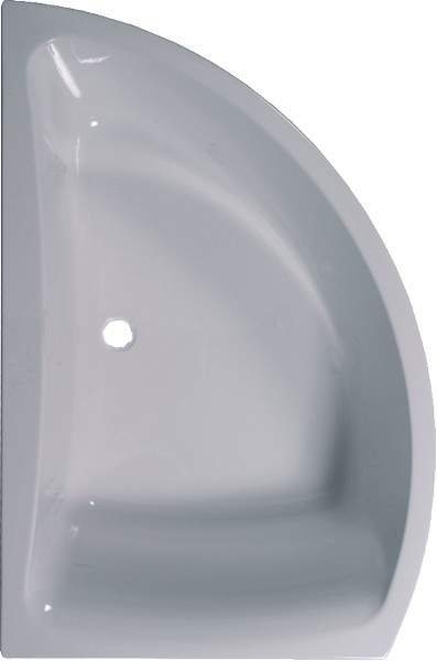 Aquaestil Comet Corner Bath With Panel. Left Handed. 1500x1000mm.