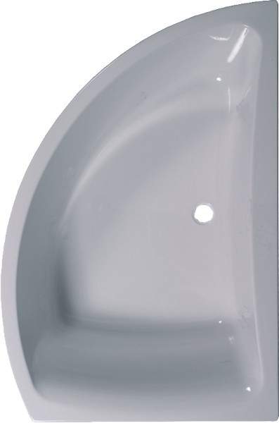 Aquaestil Comet Corner Bath With Panel. Right Handed. 1500x1000mm.