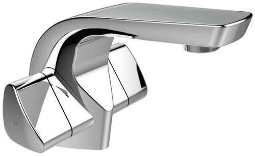 Bristan Bright Mono Basin Mixer Tap With Clicker Waste (Chrome).