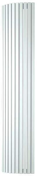 Bristan Heating Carre 90 Corner Bathroom Radiator (White). 298x1800mm.