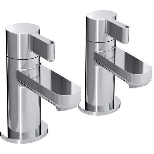 Bristan Clio Bath Taps (Pair, Chrome).