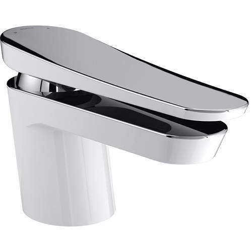 Bristan Claret 1 Hole Bath Filler Tap (White & Chrome).