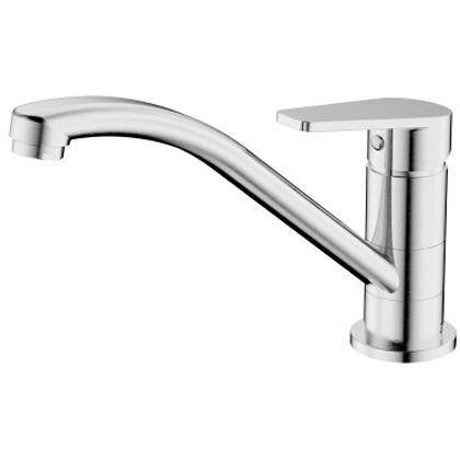 Bristan Kitchen Easy Fit Cinnamon Mixer Kitchen Tap (TAP ONLY, Brushed Nickel).