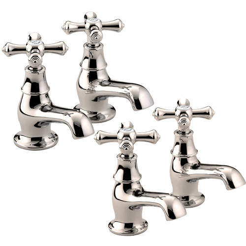 Bristan Colonial Basin & Bath Tap Pack (Gold).