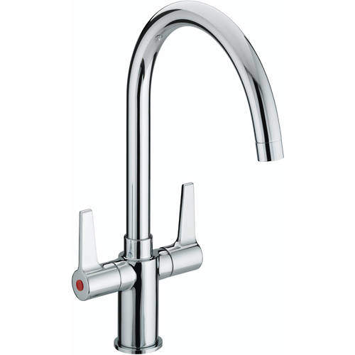 Bristan Kitchen Design Easy Fit Mixer Kitchen Tap (Lever, Chrome).