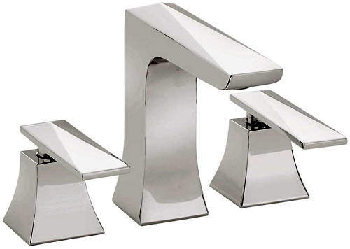 Bristan Ebony 3 Hole Basin Mixer Tap (Chrome).