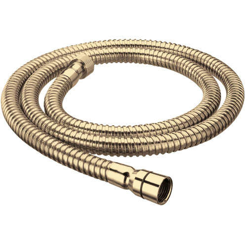 Bristan Accessories Cone To Nut Shower Hose (1.5m, 8mm, Gold).