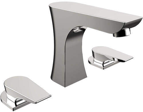 Bristan Hourglass 3 Hole Bath Filler Tap (Chrome).