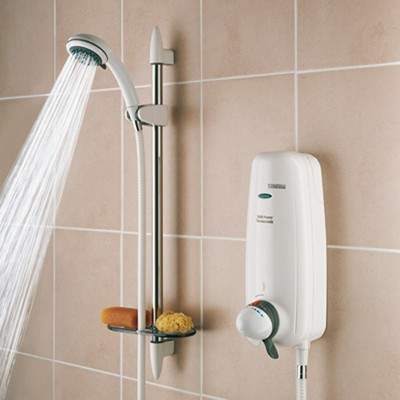 Bristan Power Showers 2000 Thermostatic Power Shower In White.