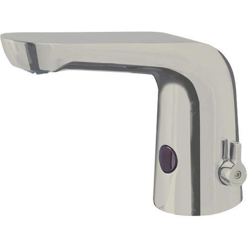 Bristan Commercial Temperature Control Sensor Basin Tap (Brushed Nickel).