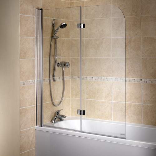 Bristan Java 2 Panel Bathscreen (Left Handed, Silver).