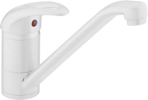 Bristan Java Easy Fit Monobloc Kitchen Mixer Tap (White).