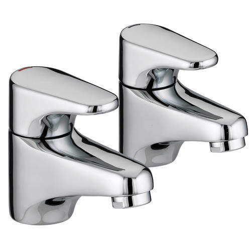 Bristan Jute Eco Basin Taps (4 l/min, Chrome).