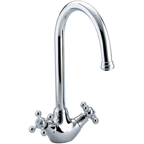 Bristan Colonial Easy Fit Kingsbury Mixer Kitchen Tap (TAP ONLY, Chrome).