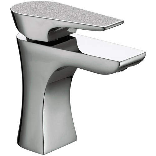 Bristan Hourglass Basin Mixer Tap (Silver Sparkle).