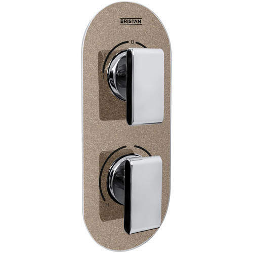 Bristan Pivot Concealed Shower Valve (2 Outlets, Copper Radiance).