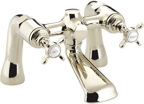 Bristan 1901 Bath Filler Tap, Gold Plated. NBFGCD