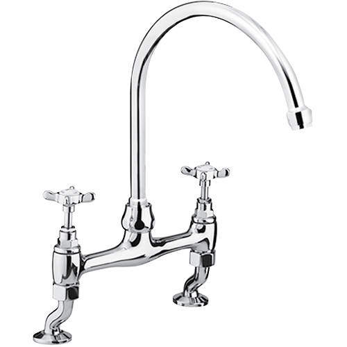 Bristan 1901 Bridge Sink Mixer Kitchen Tap (Chrome).