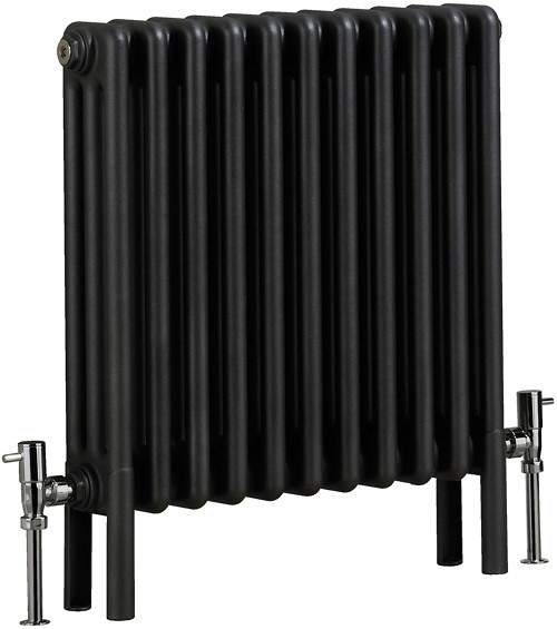 Bristan Heating Nero 3 Column Electric Radiator (Gun Metal). 535x600mm.