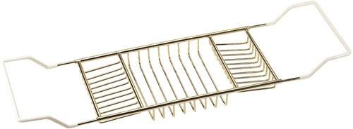 Bristan 1901 Overbath Rack, Gold Plated.