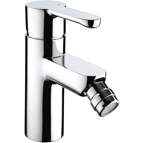 Bristan Nero Bidet Mixer Tap With Pop Up Waste (Chrome).