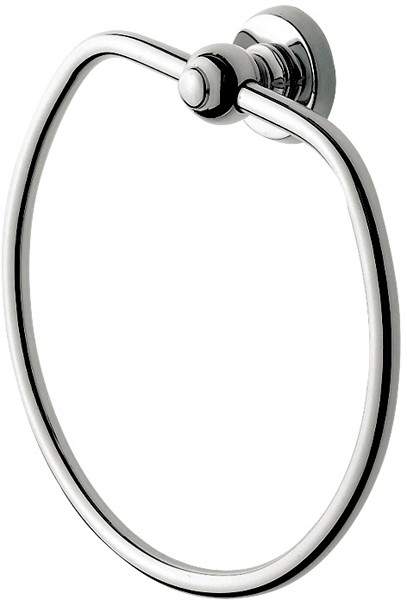 Bristan 1901 Towel Ring, Chrome Plated.