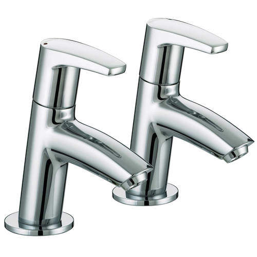 Bristan Orta Eco Basin Taps (4 l/min, Chrome).