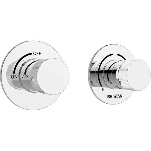 Bristan Orb Concealed Shower Valve (1 Outlet, Chrome).