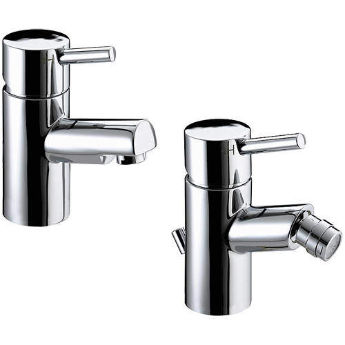 Bristan Prism Basin & Bidet Tap Pack (Chrome).