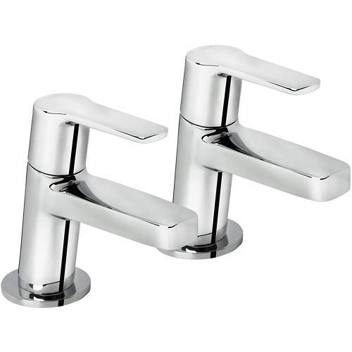 Bristan Pisa Basin Taps (Pair, Chrome).