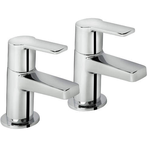 Bristan Pisa Bath Taps (Pair, Chrome).