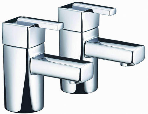 Bristan Qube 3/4" Bath Taps (Chrome).