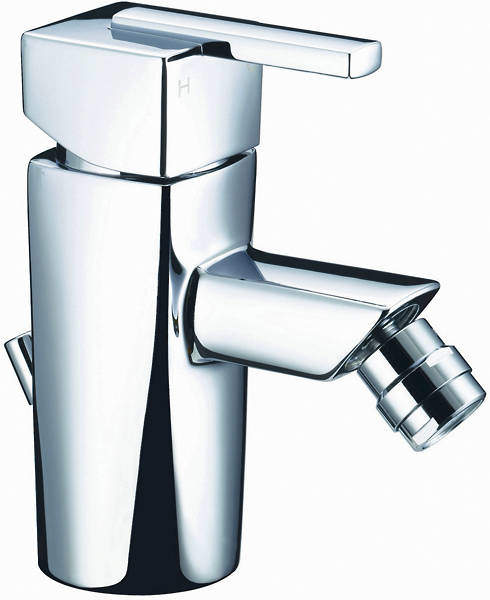 Bristan Qube Bidet Tap With Pop Up Waste (Chrome).