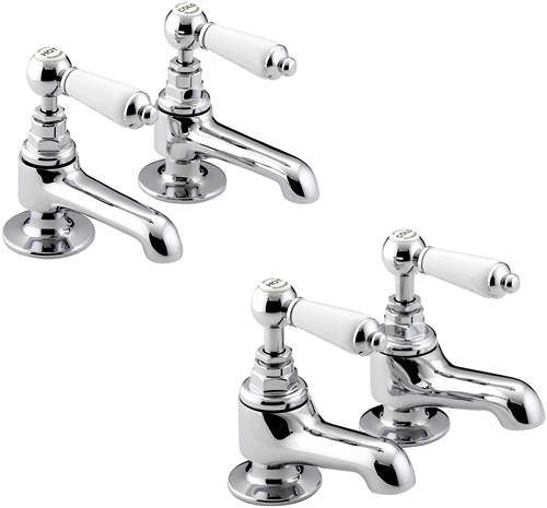 Bristan Renaissance Basin & Bath Taps Pack (Chrome).