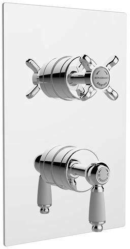 Bristan Renaissance Dual Thermostatic Shower Valve With 2 x Outlet Diverters.