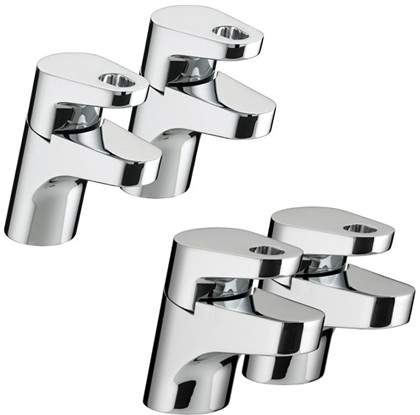 Bristan Synergy Basin & Bath Tap Pack (Chrome).